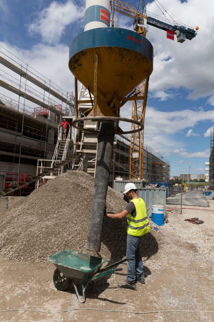 Prélèvement à une centrale foraine